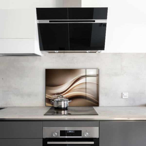 Küchenrückwand Spritzschutz Abstraktion von Energiewellen