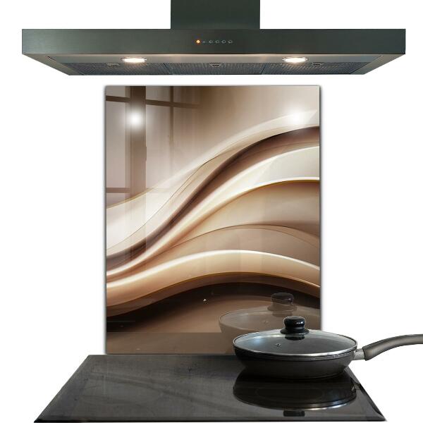 Küchenrückwand Spritzschutz Abstraktion von Energiewellen