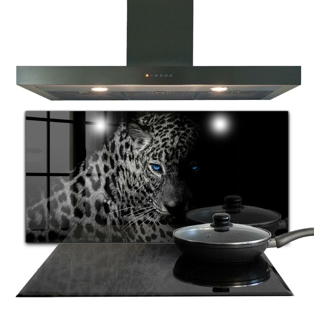 Küchenrückwand Spritzschutz Dunkle Panther-Wildkatze