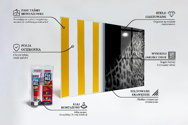 Küchenrückwand Spritzschutz Dunkle Panther-Wildkatze