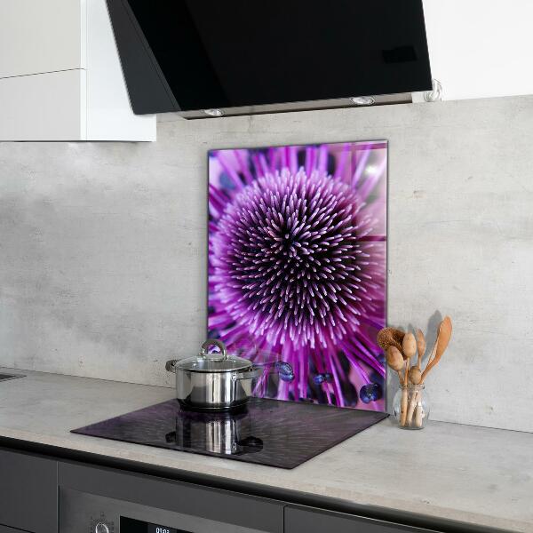 Küchenrückwand Spritzschutz Lila Blume
