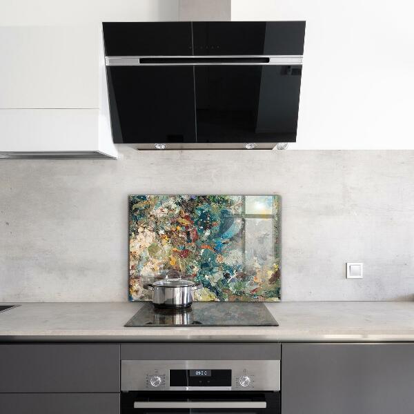 Küchenrückwand Fliesenspiegel Ölfarben-Textur