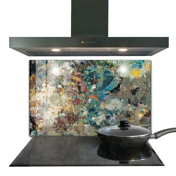 Küchenrückwand Fliesenspiegel Ölfarben-Textur