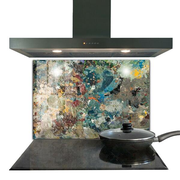 Küchenrückwand Fliesenspiegel Ölfarben-Textur