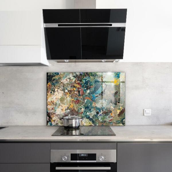 Küchenrückwand Fliesenspiegel Ölfarben-Textur