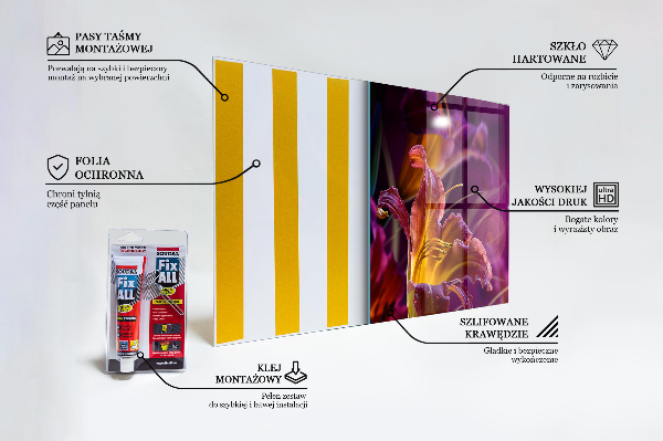 Küchenrückwand Spritzschutz Dunkle Blume, dunkle Pflanze