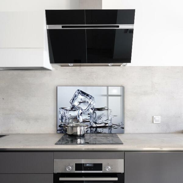 Küchenrückwand Spritzschutz Erfrischung mit Eiswürfeln
