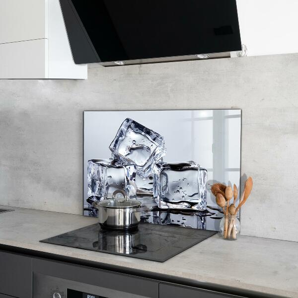 Küchenrückwand Spritzschutz Erfrischung mit Eiswürfeln