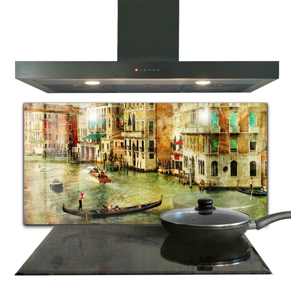 Küchenrückwand Spritzschutz Italien Venedig Vintage Bild