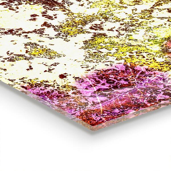 Küchenrückwand Spritzschutz Orangefarbene Abstraktion