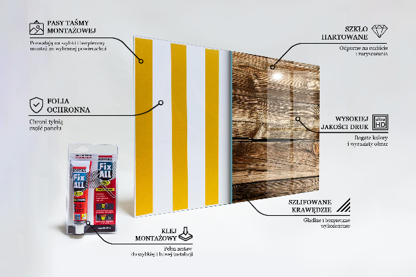 Küchenrückwand Fliesenspiegel Holzstruktur