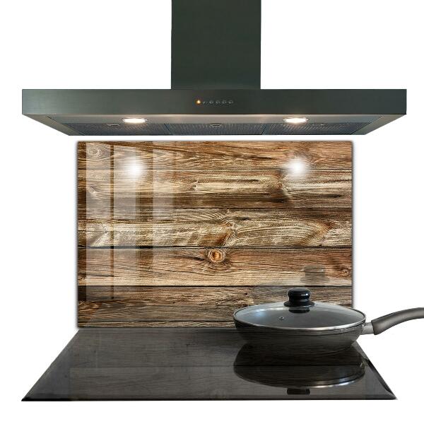 Küchenrückwand Fliesenspiegel Holzstruktur