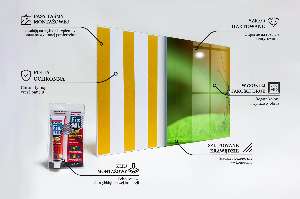Küchenrückwand Spritzschutz Schmetterling auf einem Blatt