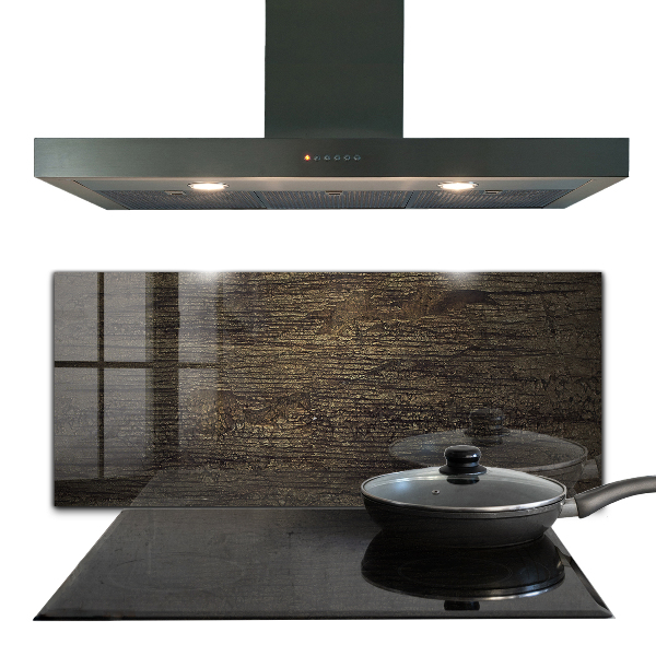 Küchenrückwand Fliesenspiegel Retro-Holzstruktur