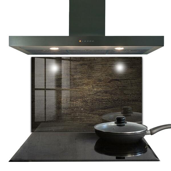 Küchenrückwand Fliesenspiegel Retro-Holzstruktur