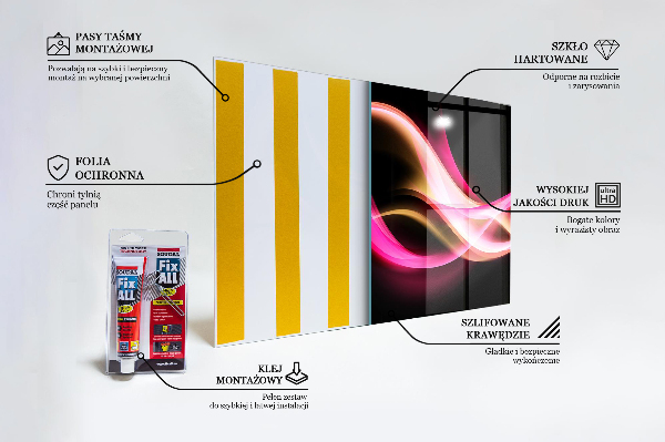 Küchenrückwand Spritzschutz Moderne abstrakte Schwingung