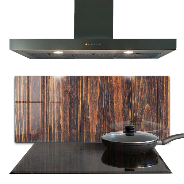 Küchenrückwand Fliesenspiegel Natürliche Holzstruktur