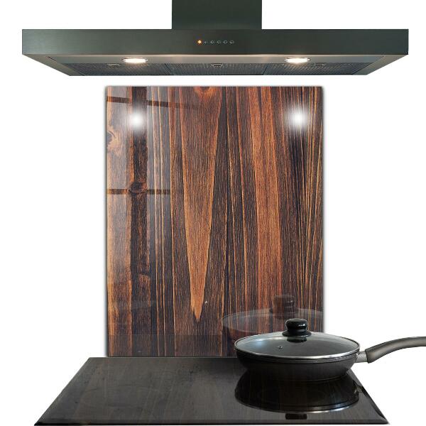 Küchenrückwand Fliesenspiegel Natürliche Holzstruktur