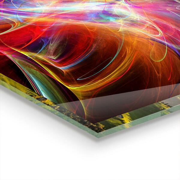 Küchenrückwand Spritzschutz Abstrakte vibrierende Energie