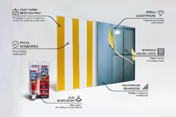 Küchenrückwand Spritzschutz Glänzendes Blatt auf Ast