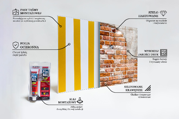 Küchenrückwand Fliesenspiegel Steinmauer