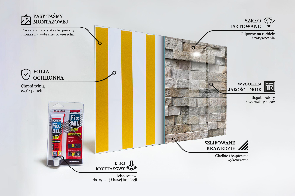 Küchenrückwand Fliesenspiegel Natursteinziegel