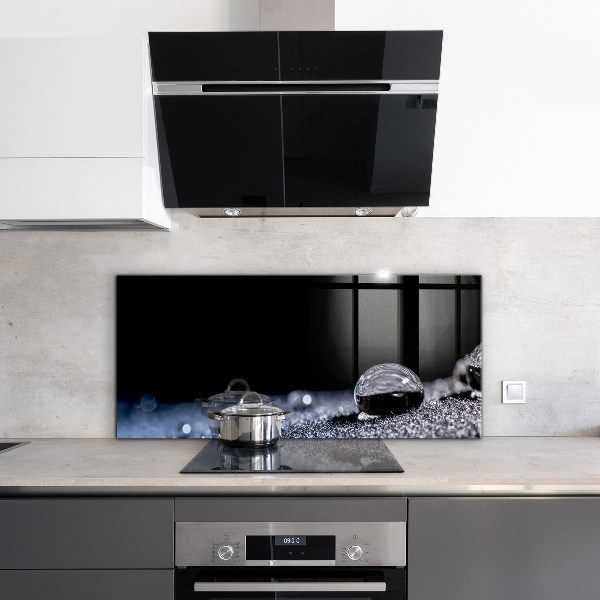 Küchenrückwand Fliesenspiegel Ein Tautropfen am Morgen