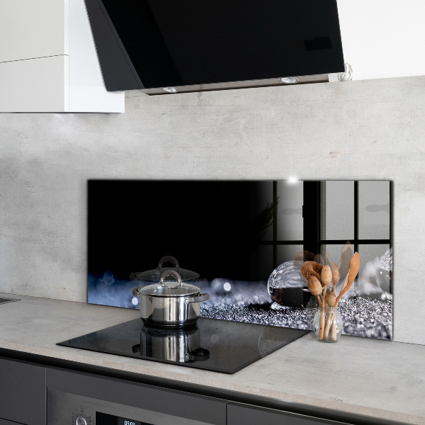 Küchenrückwand Fliesenspiegel Ein Tautropfen am Morgen