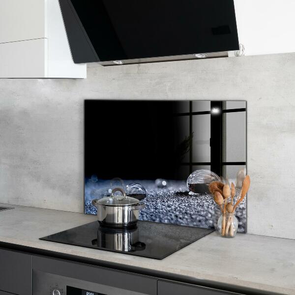 Küchenrückwand Fliesenspiegel Ein Tautropfen am Morgen