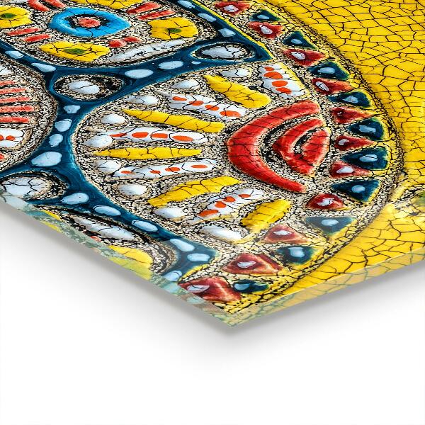 Küchenrückwand Spritzschutz Schildkröten-Keramikmosaik