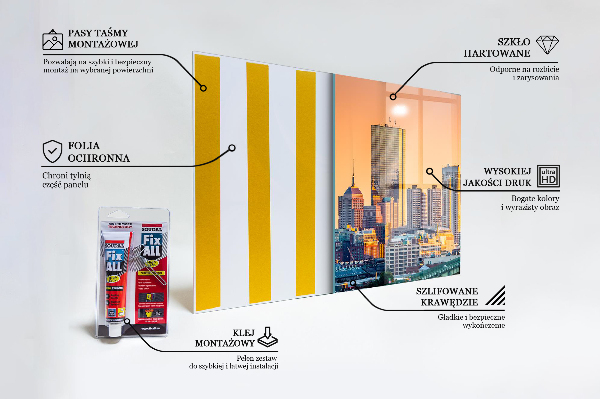 Küchenrückwand Fliesenspiegel Bostoner Architektur