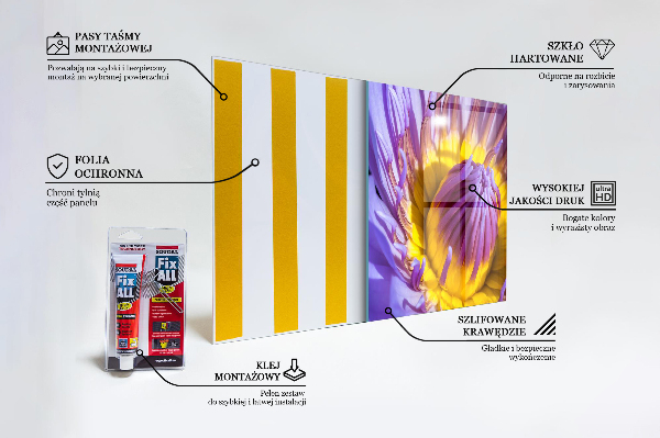 Küchenrückwand Spritzschutz Lila Blumendetails