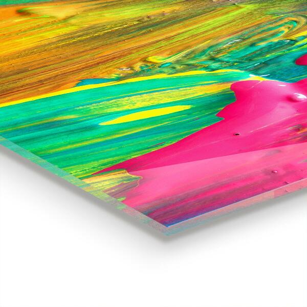 Küchenrückwand Spritzschutz Bunte Farbtextur