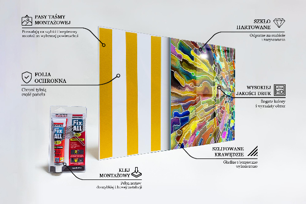 Küchenrückwand Fliesenspiegel Ausgefallenes buntes Mosaik