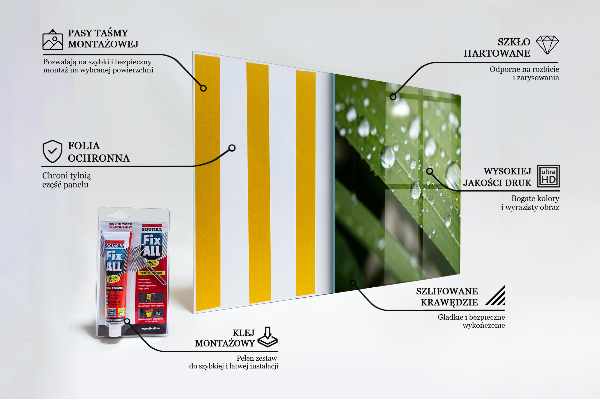 Küchenrückwand Spritzschutz Tautropfen auf dem Gras