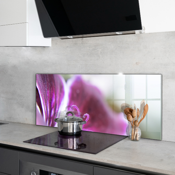 Küchenrückwand Spritzschutz Rosa Blumen-Naturdetails