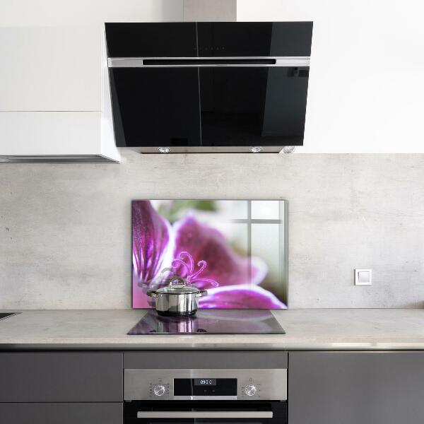 Küchenrückwand Spritzschutz Rosa Blumen-Naturdetails