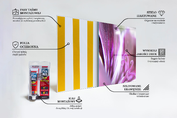 Küchenrückwand Spritzschutz Rosa Blumen-Naturdetails