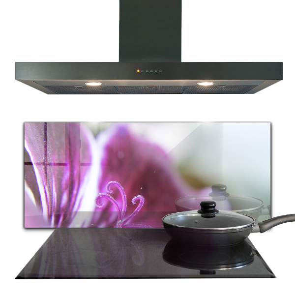 Küchenrückwand Spritzschutz Rosa Blumen-Naturdetails