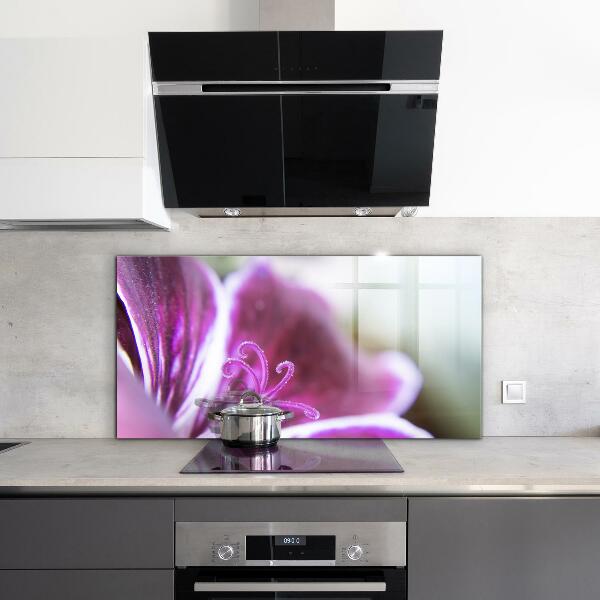 Küchenrückwand Spritzschutz Rosa Blumen-Naturdetails