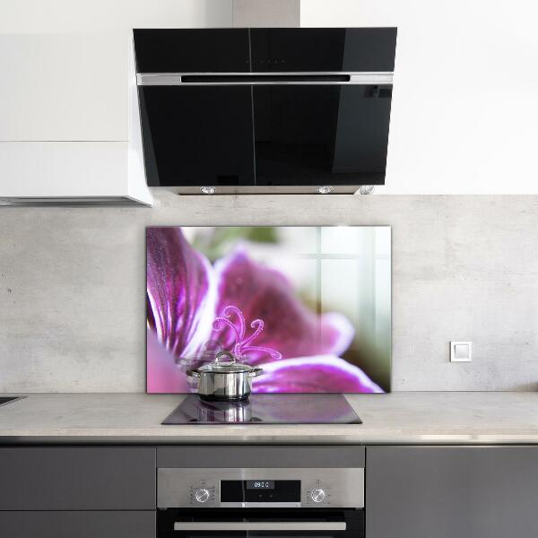 Küchenrückwand Spritzschutz Rosa Blumen-Naturdetails