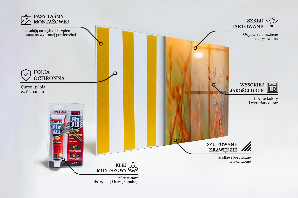 Küchenrückwand Spritzschutz Getreidefeld bei Sonnenuntergang