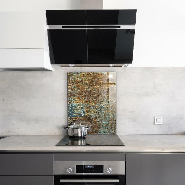 Küchenrückwand Fliesenspiegel Alte Metallstruktur