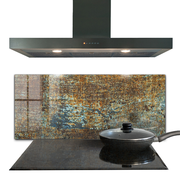 Küchenrückwand Fliesenspiegel Alte Metallstruktur