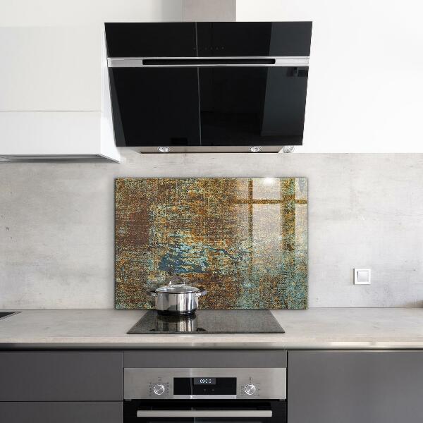 Küchenrückwand Fliesenspiegel Alte Metallstruktur