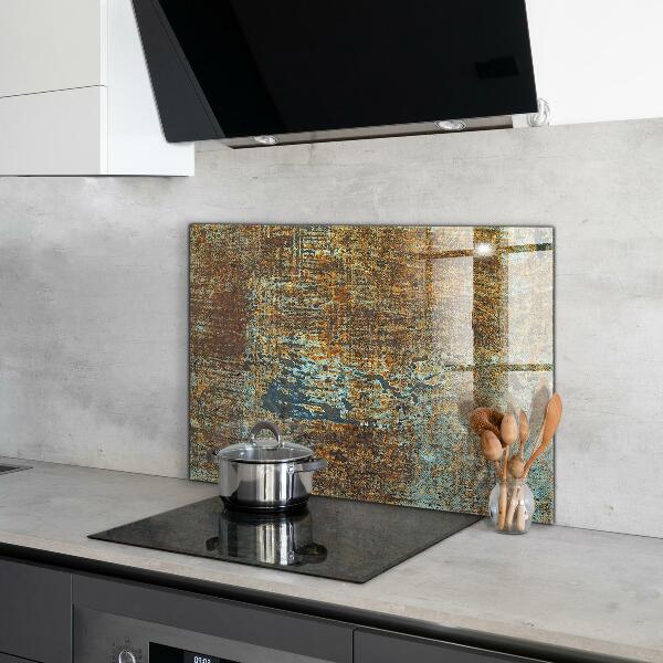 Küchenrückwand Fliesenspiegel Alte Metallstruktur