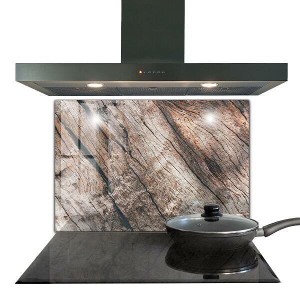 Küchenrückwand Fliesenspiegel Struktur der Baumrinde