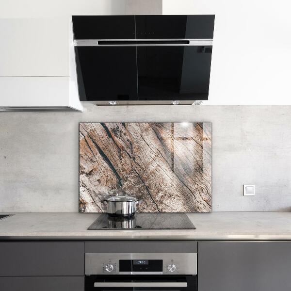 Küchenrückwand Fliesenspiegel Struktur der Baumrinde
