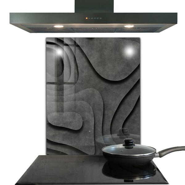 Küchenrückwand Fliesenspiegel Graue Texturabstraktion