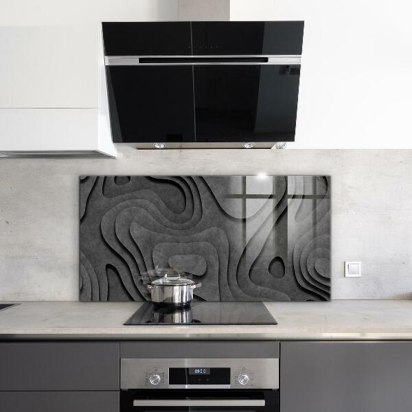 Küchenrückwand Fliesenspiegel Graue Texturabstraktion